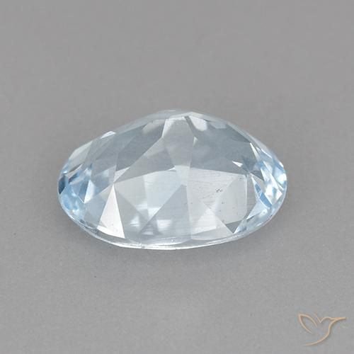 9,17 ctw natürlicher Himmerlblau Topas, Oval, VVS-VS