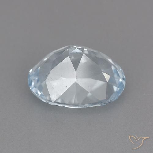 9,17 ctw natürlicher Himmerlblau Topas, Oval, VVS-VS