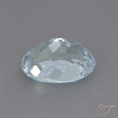 9,17 ctw natürlicher Himmerlblau Topas, Oval, VVS-VS