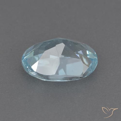 9,17 ctw natürlicher Himmerlblau Topas, Oval, VVS-VS
