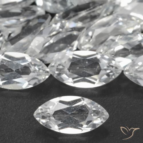 0.28ct Natürlicher Klares Weiß Topas, Marquise, VS