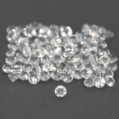 1,03 ct natürliche weißer Topas-Edelsteine, Rundschliff, VS