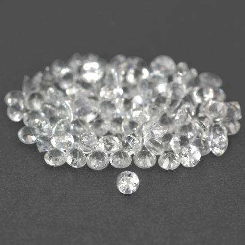 1,03 ct natürliche weißer Topas-Edelsteine, Rundschliff, VS
