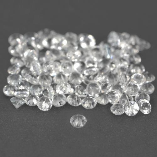 1,03 ct natürliche weißer Topas-Edelsteine, Rundschliff, VS
