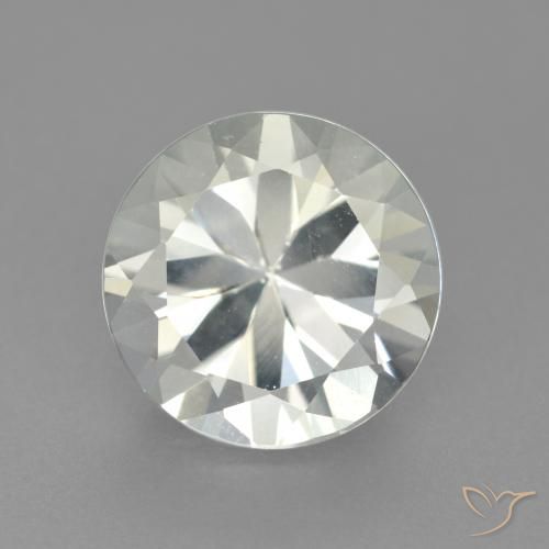 4.05ct Natürlicher Weiß Topas, Runden, VS