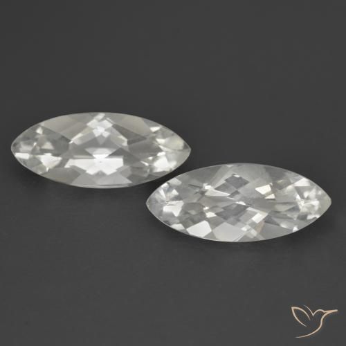3.12ctw Natürlicher Warmweiß Topas, Marquise, VS