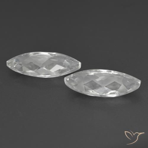 3.35 ct natürliche Weiß Topas-Edelsteine, Marquise, VS