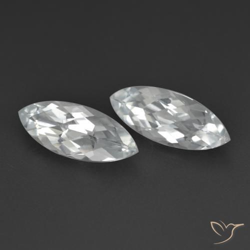 3.40 ct natürliche Weiß Topas-Edelsteine, Marquise, VS