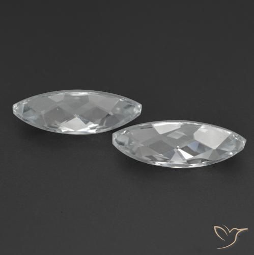 3.40 ct natürliche Weiß Topas-Edelsteine, Marquise, VS