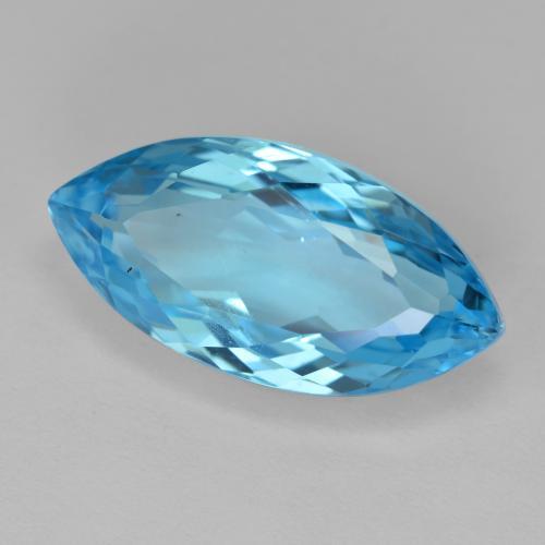 13,41 ctw natürlicher blauer Topas, Marquise, VVS-VS