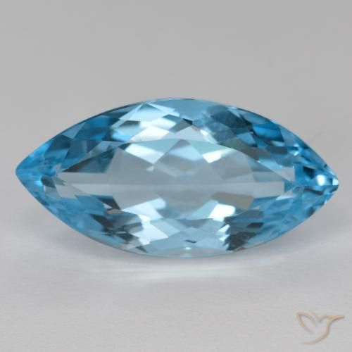 16.33ct Natürlicher Swiss Blue Topas, Marquise, VVS-VS