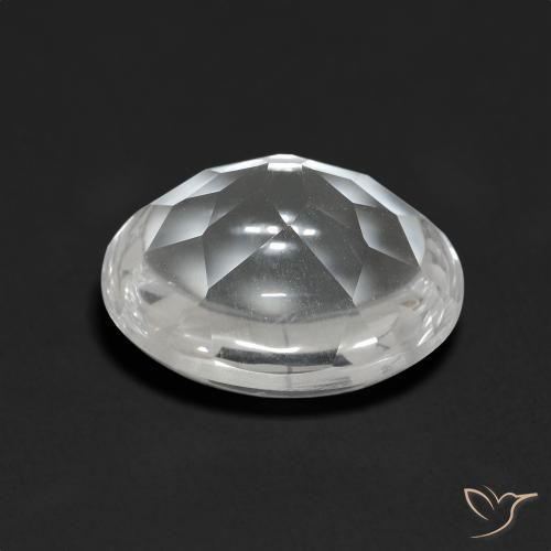 9,17 ctw natürlicher Klares Weiß Topas, Oval, Transparent