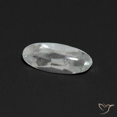 9,17 ctw natürlicher Klares Weiß Topas, Oval, Transparent