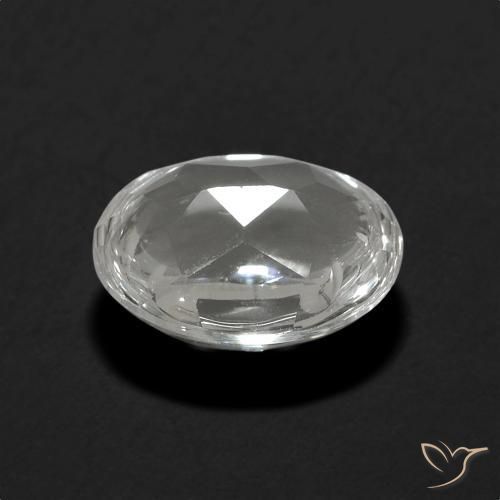 9,17 ctw natürlicher Weiß Topas, Oval, Transparent