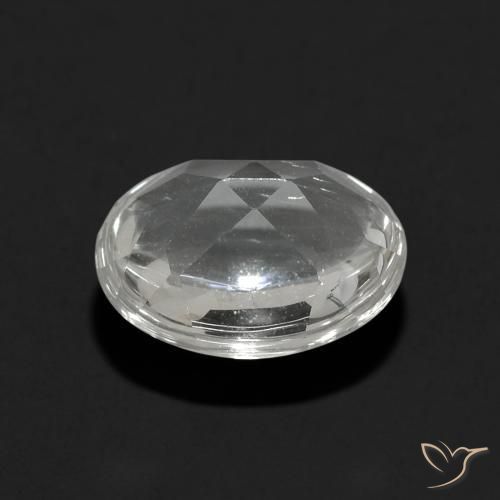 9,17 ctw natürlicher Klares Weiß Topas, Oval, Transparent