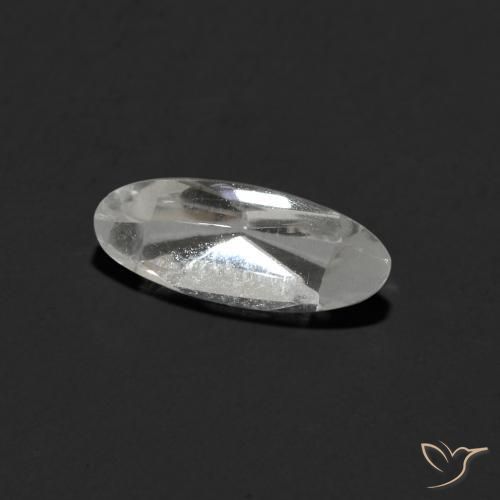 9,17 ctw natürlicher Klares Weiß Topas, Oval, Transparent