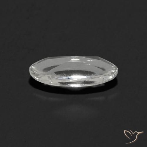 9,17 ctw natürlicher Klares Weiß Topas, Oval, Transparent