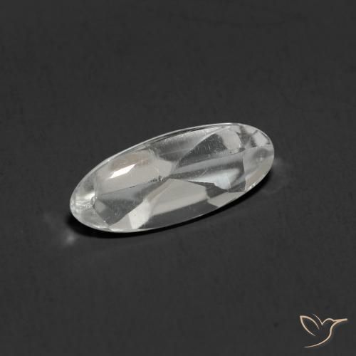9,17 ctw natürlicher Weiß Topas, Oval, Transparent