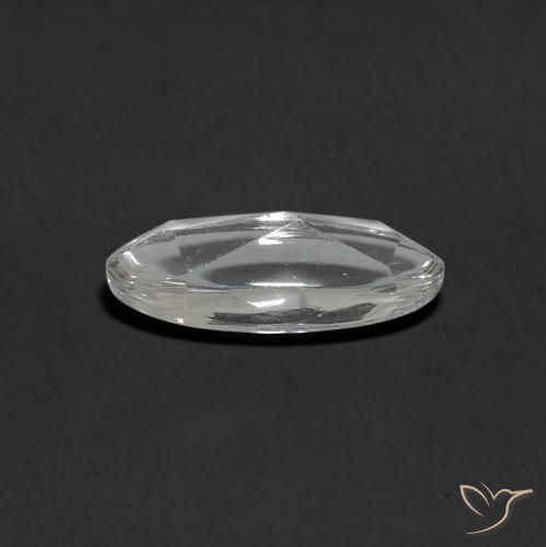 9,17 ctw natürlicher Weiß Topas, Oval, Transparent