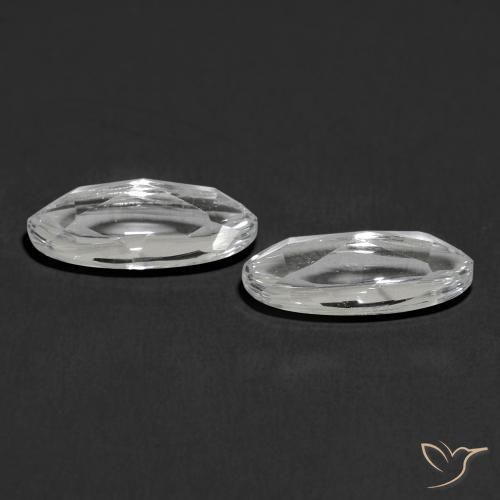 2.55 ct natürliche Klares Weiß Topas-Edelsteine, Oval, Transparent