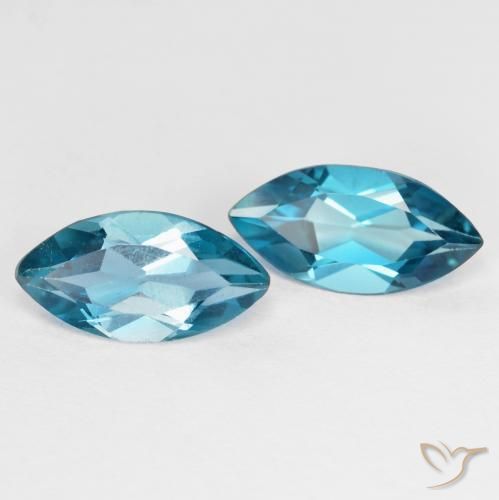 2.23 ct natürliche London Blau Topas-Edelsteine, Marquise, VS