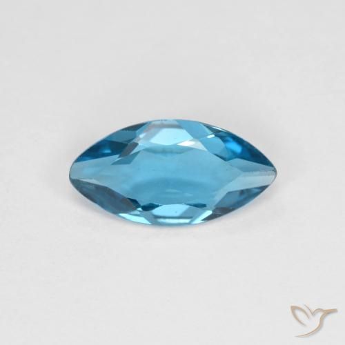 1.02ct Natürlicher London Blau Topas, Marquise, VS