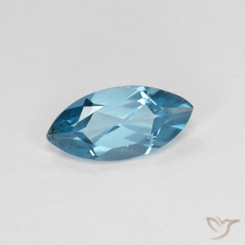 9,17 ctw natürlicher London Blau Topas, Marquise, VS