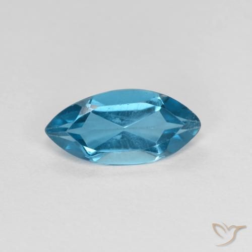 1.09ct Natürlicher Swiss Blue Topas, Marquise, VS, Photo A