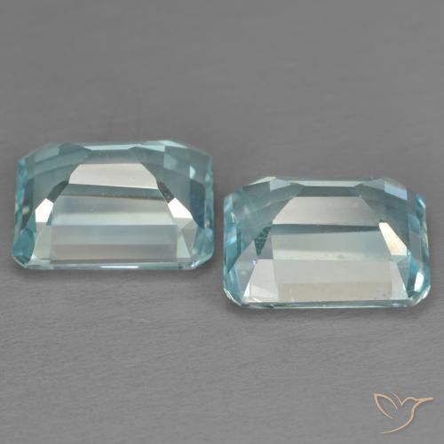 8.32 ct natürliche Himmerlblau Topas-Edelsteine, Oktagonschliff, VS