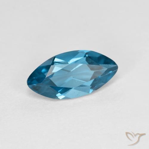 9,17 ctw natürlicher London Blau Topas, Marquise, VS