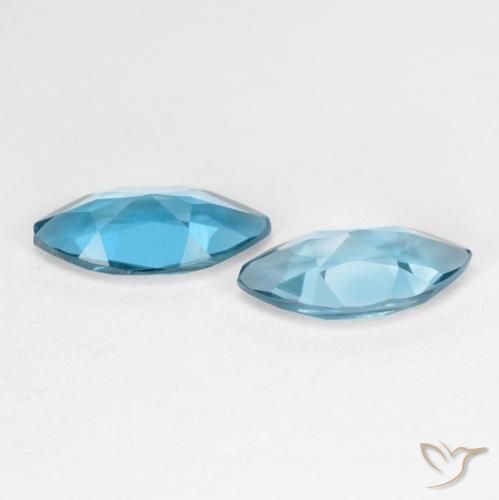 2.28 ct natürliche London Blau Topas-Edelsteine, Marquise, VS