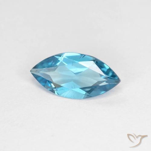 9,17 ctw natürlicher London Blau Topas, Marquise, VS