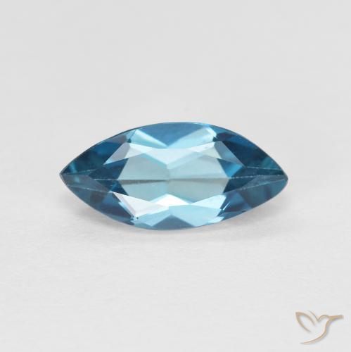 9,17 ctw natürlicher London Blau Topas, Marquise, VVS-VS