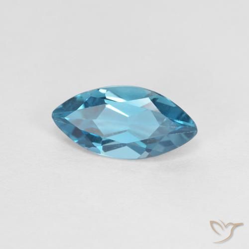 9,17 ctw natürlicher London Blau Topas, Marquise, VVS-VS