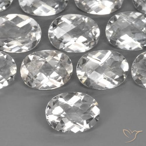 1.45ct Natürlicher Warmweiß Topas, Oval, VVS-VS