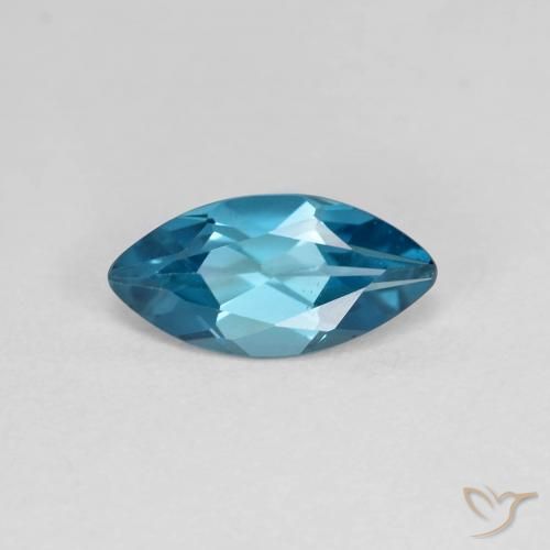 1.17ct Natürlicher London Blau Topas, Marquise, VS