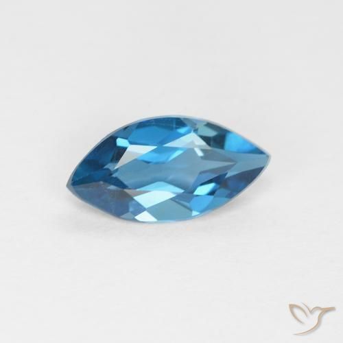 9,17 ctw natürlicher London Blau Topas, Marquise, VVS-VS