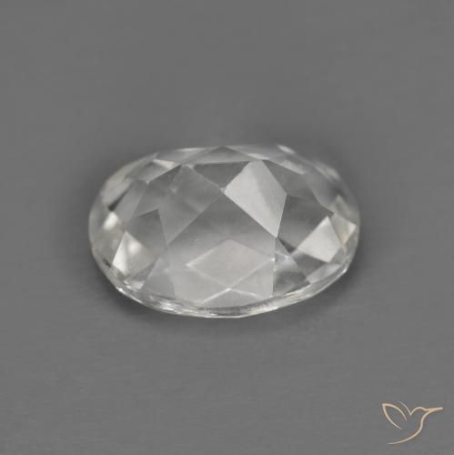 9,17 ctw natürlicher Weiß Topas, Oval, VVS