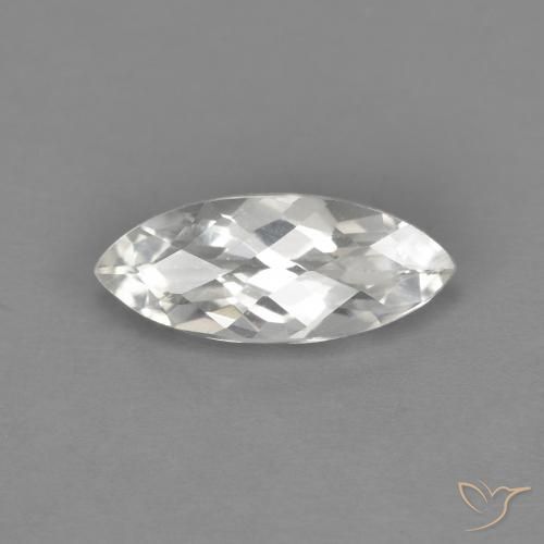 1.63ct Natürlicher Weiß Topas, Marquise, VVS-VS