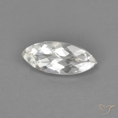 9,17 ctw natürlicher Weiß Topas, Marquise, VVS-VS