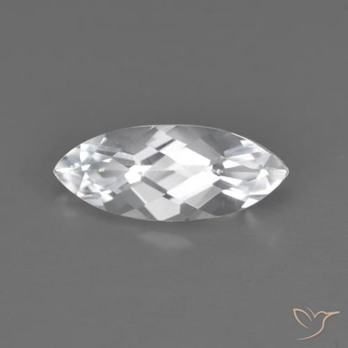 1.71ct Natürlicher Weiß Topas, Marquise, VVS-VS