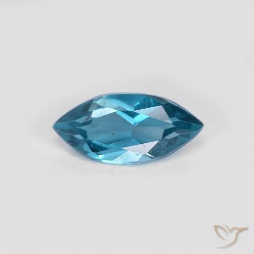 0.97ct Natürlicher London Blau Topas, Marquise, VS