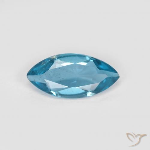 0.97ct Natürlicher London Blau Topas, Marquise, VS