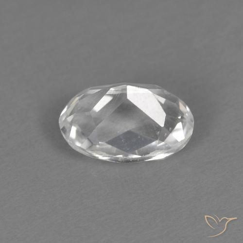 9,17 ctw natürlicher Weiß Topas, Oval, VVS