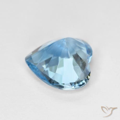 9,17 ctw natürlicher Swiss Blue Topas, Herz, VVS-VS