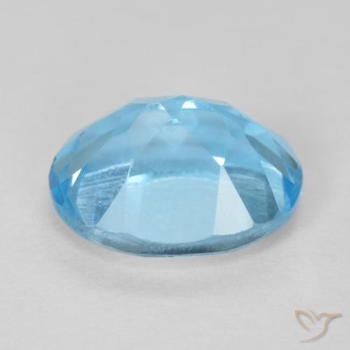 9,17 ctw natürlicher Swiss Blue Topas, Oval, VS