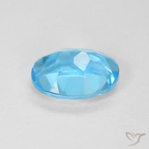 9,17 ctw natürlicher Swiss Blue Topas, Oval, VS