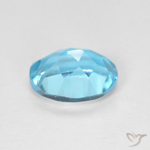 9,17 ctw natürlicher Swiss Blue Topas, Oval, VVS