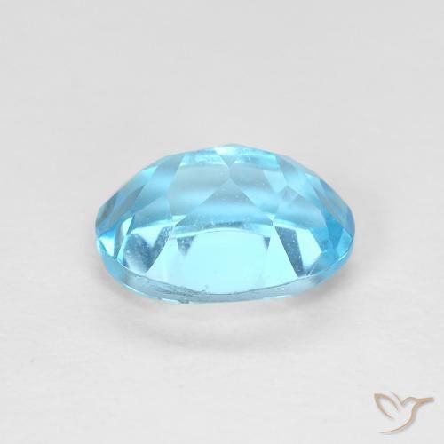 9,17 ctw natürlicher Swiss Blue Topas, Oval, VVS