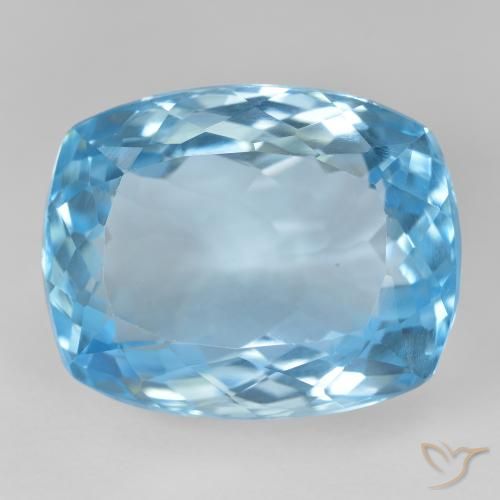 29.55ct Natürlicher Swiss Blue Topas, Kissen, VVS-VS